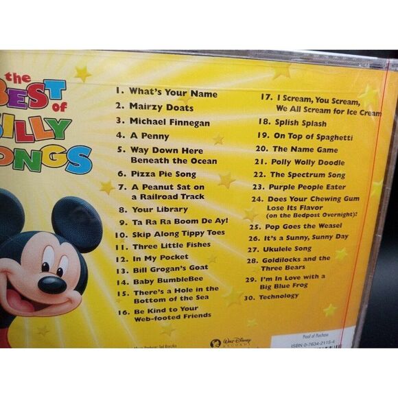 5/$25 NEW Walt Disney The BEST OF SILLY SONGS 2004 CD New Factory Sealed - Picture 6 of 7